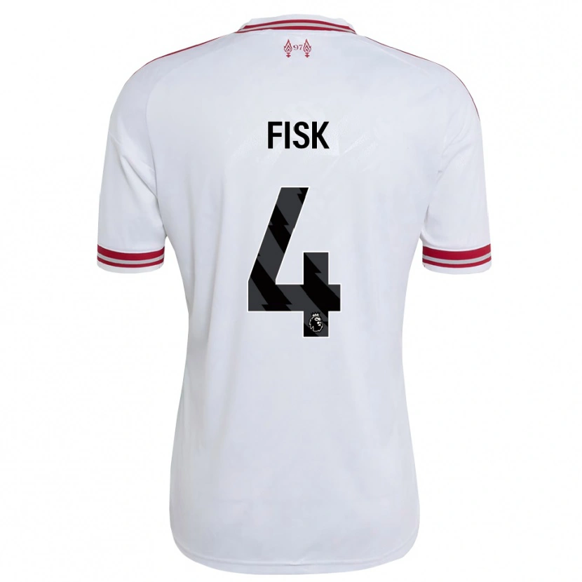 Danxen Women Grace Fisk #4 Red White Away Jersey 2026/27 T-Shirt