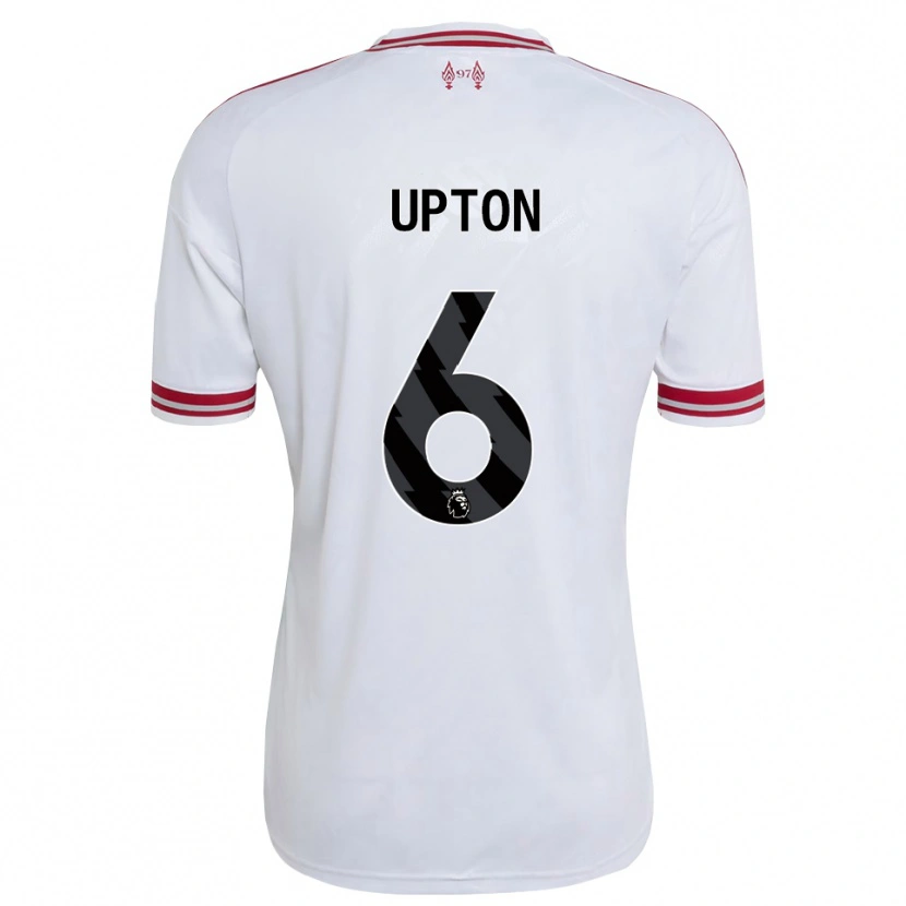 Danxen Women Joe Upton #6 Red White Away Jersey 2026/27 T-Shirt
