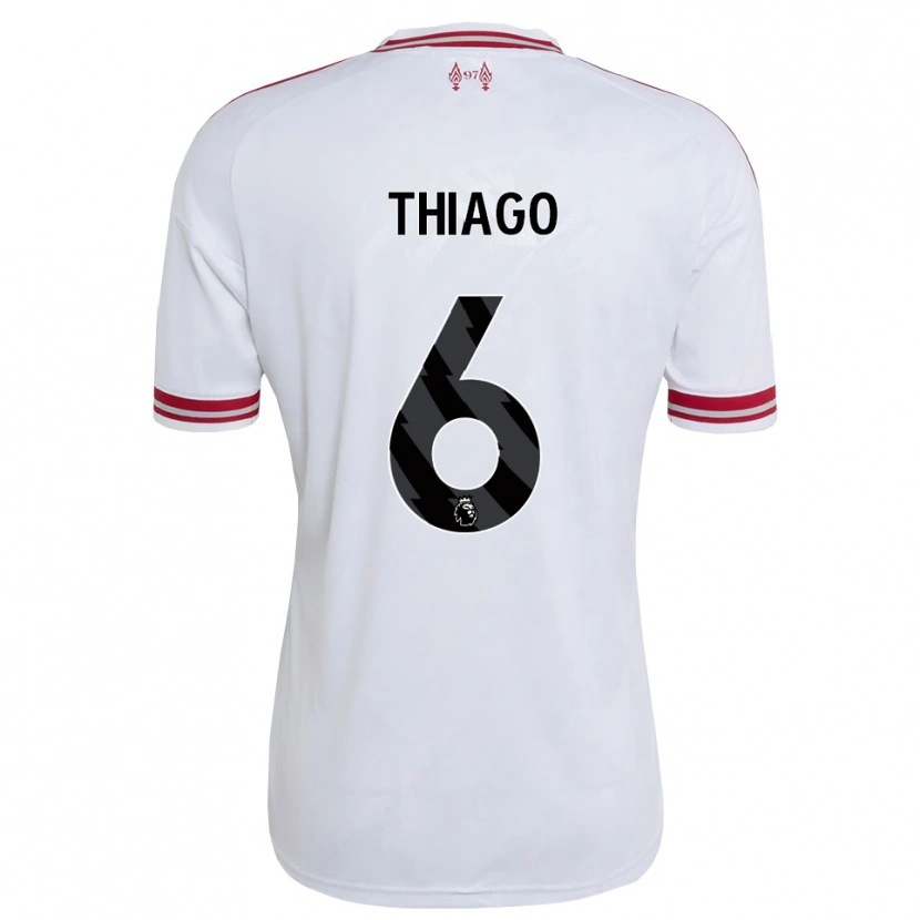 Danxen Women Thiago #6 Red White Away Jersey 2026/27 T-Shirt