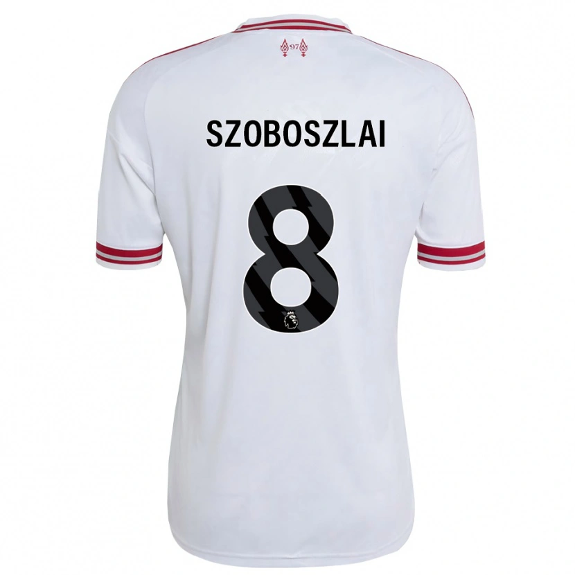 Danxen Women Dominik Szoboszlai #8 Red White Away Jersey 2026/27 T-Shirt