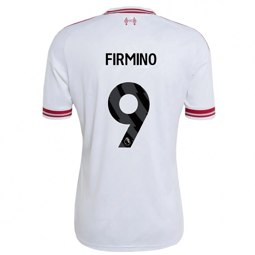 Danxen Women Roberto Firmino #9 Red White Away Jersey 2026/27 T-Shirt