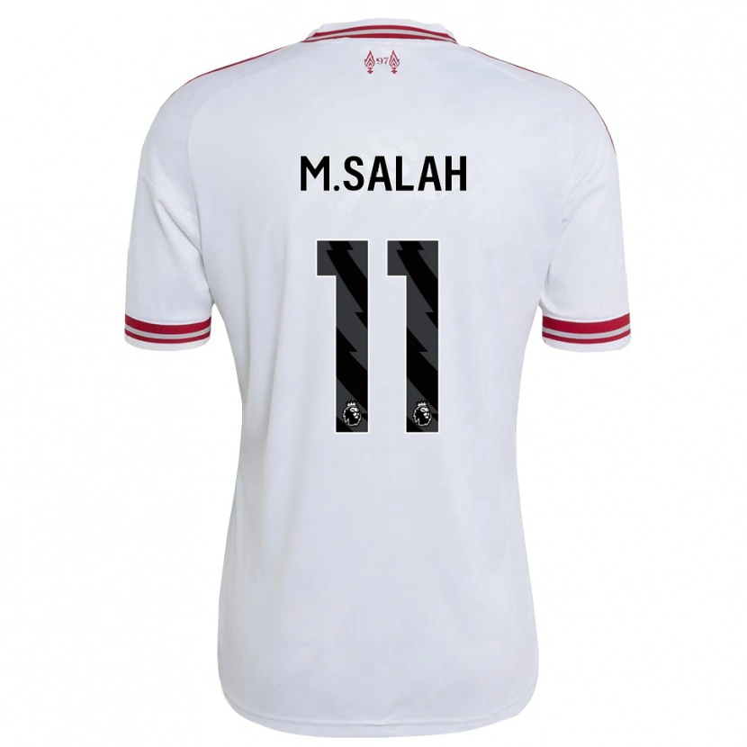 Danxen Women Mohamed Salah #11 Red White Away Jersey 2026/27 T-Shirt