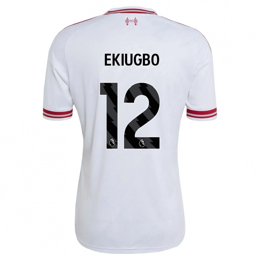 Danxen Women Shadrach Ekiugbo #12 Red White Away Jersey 2026/27 T-Shirt