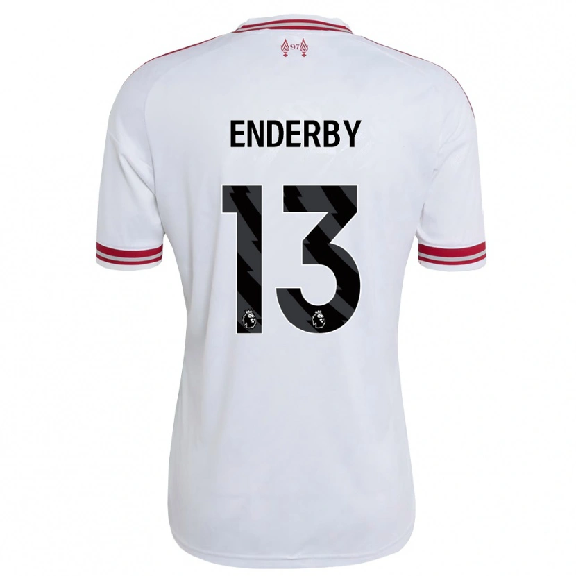 Danxen Women Mia Enderby #13 Red White Away Jersey 2026/27 T-Shirt