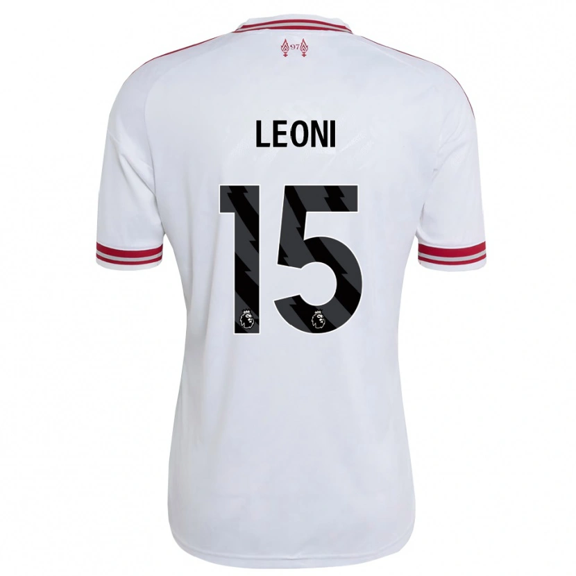 Danxen Women Giovanni Leoni #15 Red White Away Jersey 2026/27 T-Shirt