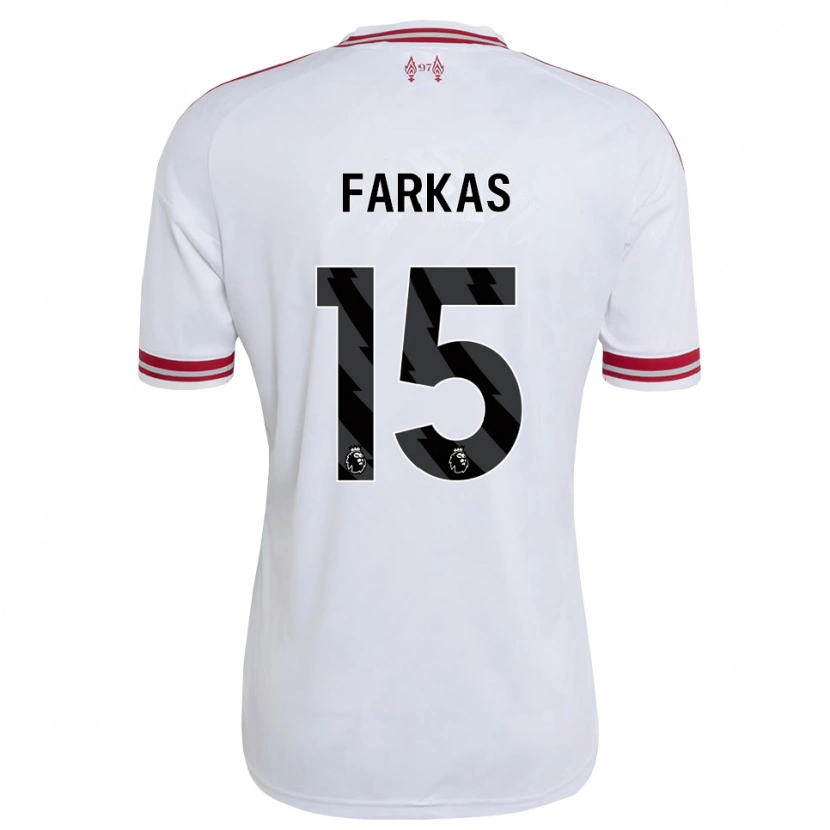 Danxen Women Erik Farkas #15 Red White Away Jersey 2026/27 T-Shirt