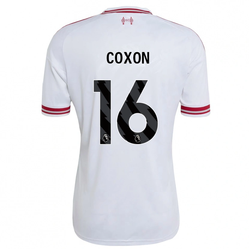 Danxen Women Zak Coxon #16 Red White Away Jersey 2026/27 T-Shirt