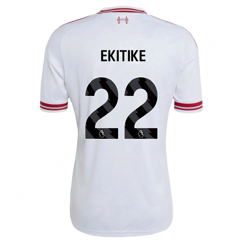 Danxen Women Hugo Ekitiké #22 Red White Away Jersey 2026/27 T-Shirt