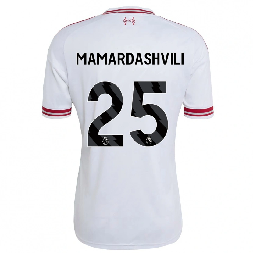Danxen Women Giorgi Mamardashvili #25 Red White Away Jersey 2026/27 T-Shirt