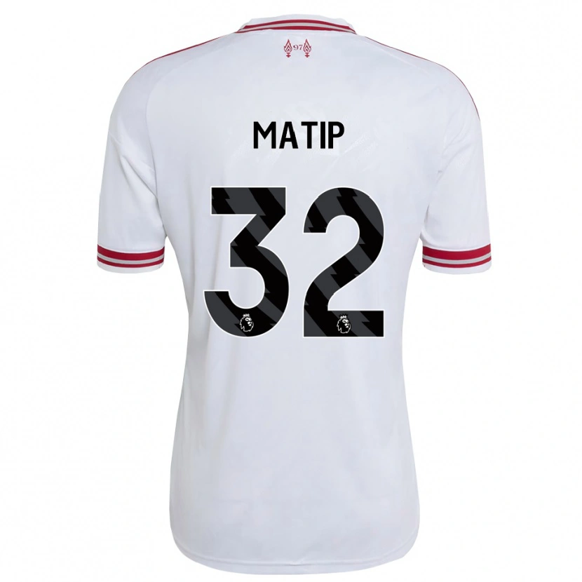 Danxen Women Joel Matip #32 Red White Away Jersey 2026/27 T-Shirt