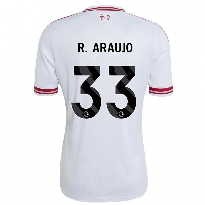 Danxen Women Ronald Araujo #33 Red White Away Jersey 2026/27 T-Shirt