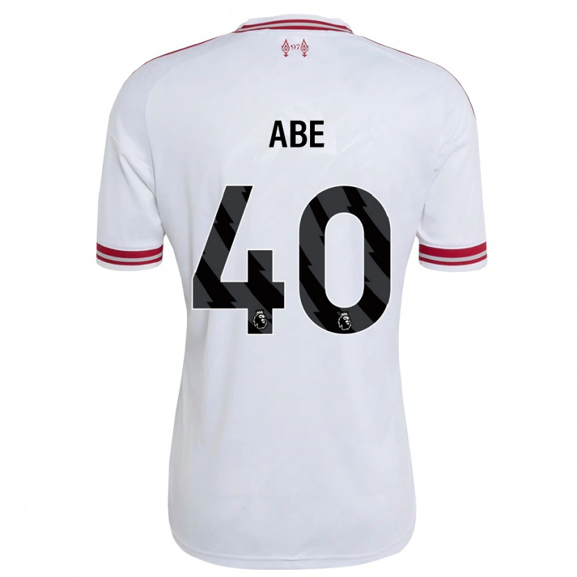 Danxen Women Joshua Abe #40 Red White Away Jersey 2026/27 T-Shirt