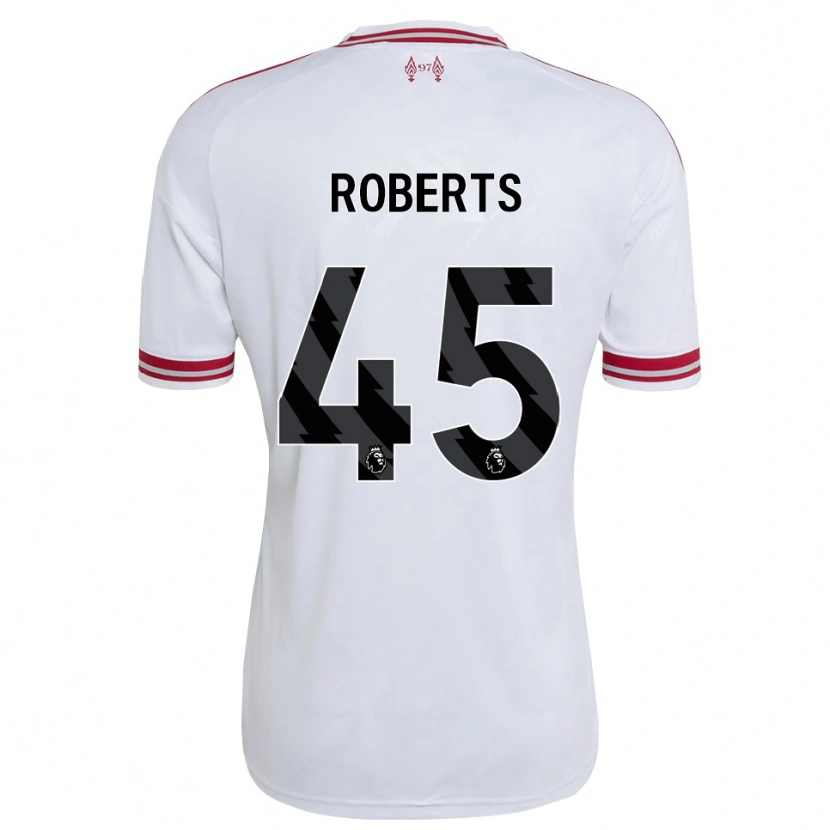 Danxen Women Iwan Roberts #45 Red White Away Jersey 2026/27 T-Shirt
