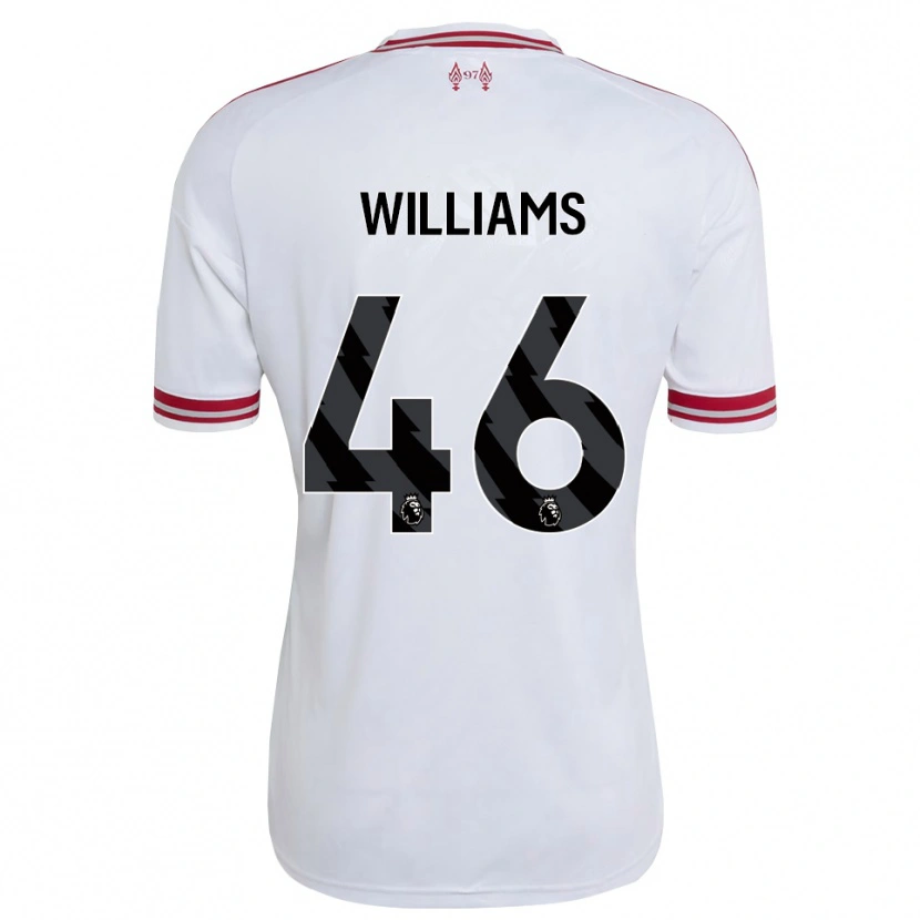 Danxen Women Rhys Williams #46 Red White Away Jersey 2026/27 T-Shirt