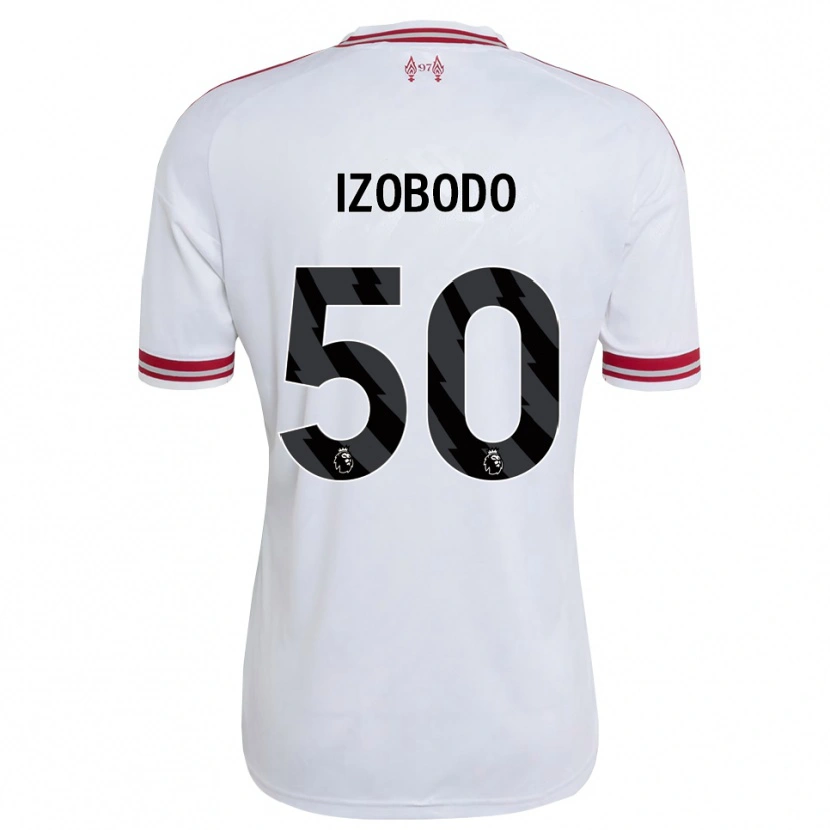 Danxen Women Elijah Izobodo John #50 Red White Away Jersey 2026/27 T-Shirt