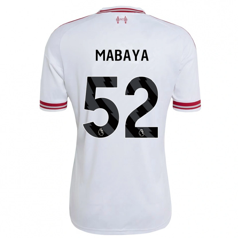 Danxen Women Isaac Mabaya #52 Red White Away Jersey 2026/27 T-Shirt
