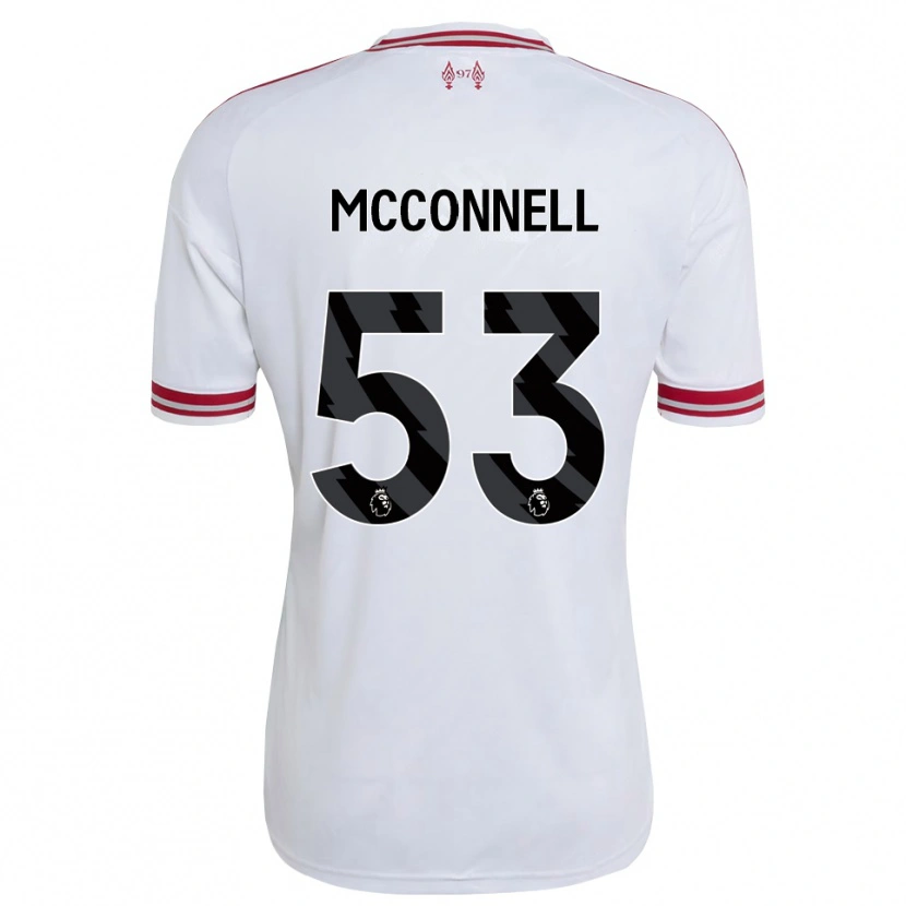 Danxen Women James Mcconnell #53 Red White Away Jersey 2026/27 T-Shirt