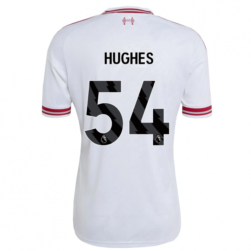 Danxen Women Liam Hughes #54 Red White Away Jersey 2026/27 T-Shirt