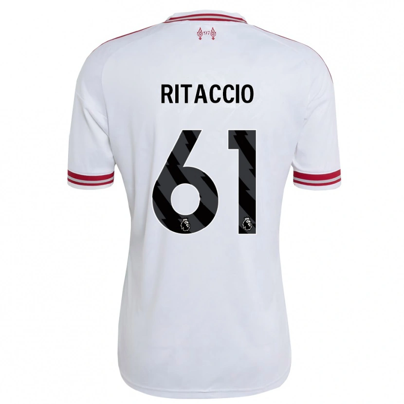 Danxen Women Matteo Ritaccio #61 Red White Away Jersey 2026/27 T-Shirt
