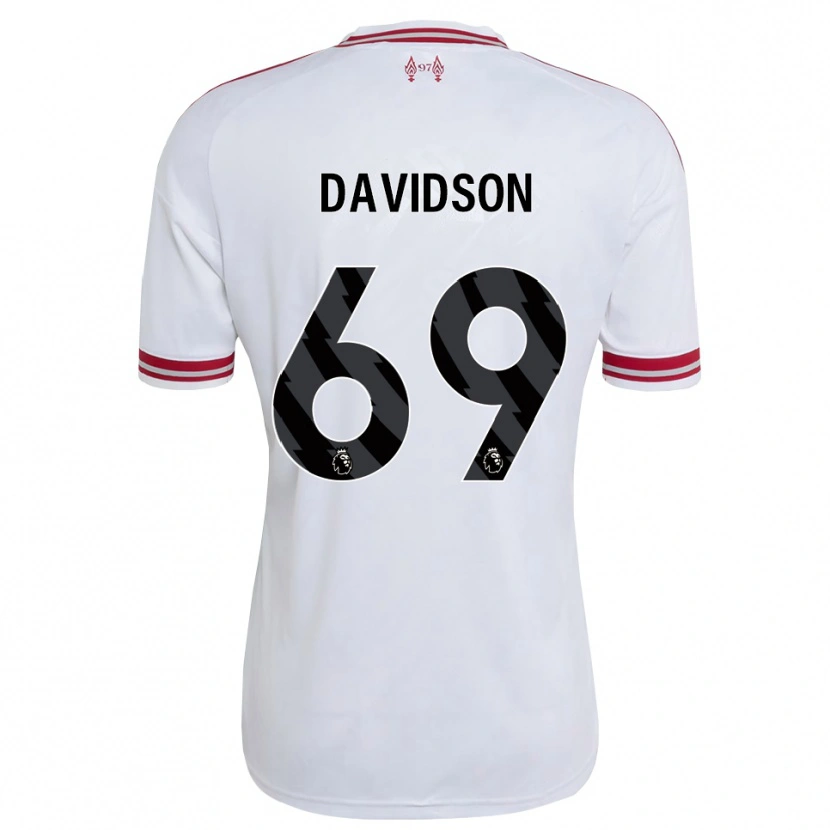 Danxen Women Josh Davidson #69 Red White Away Jersey 2026/27 T-Shirt