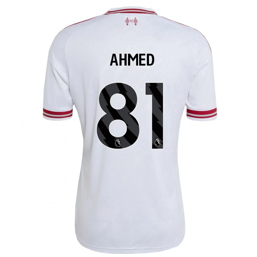 Danxen Women Karim Ahmed #81 Red White Away Jersey 2026/27 T-Shirt