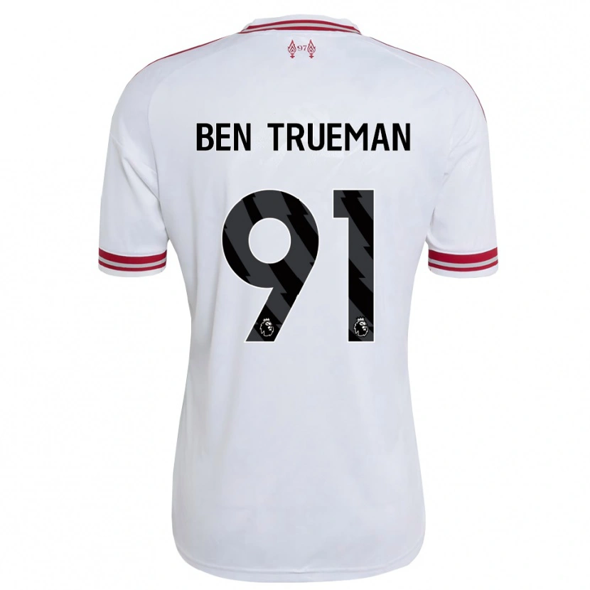 Danxen Women Ben Trueman #91 Red White Away Jersey 2026/27 T-Shirt