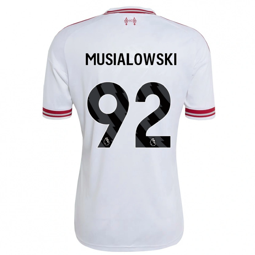 Danxen Women Mateusz Musialowski #92 Red White Away Jersey 2026/27 T-Shirt