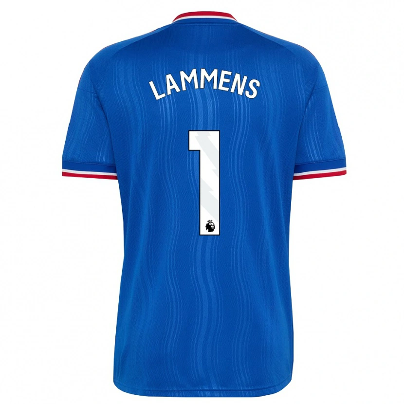 Danxen Women Senne Lammens #1 Blue White Red Away Jersey 2026/27 T-Shirt