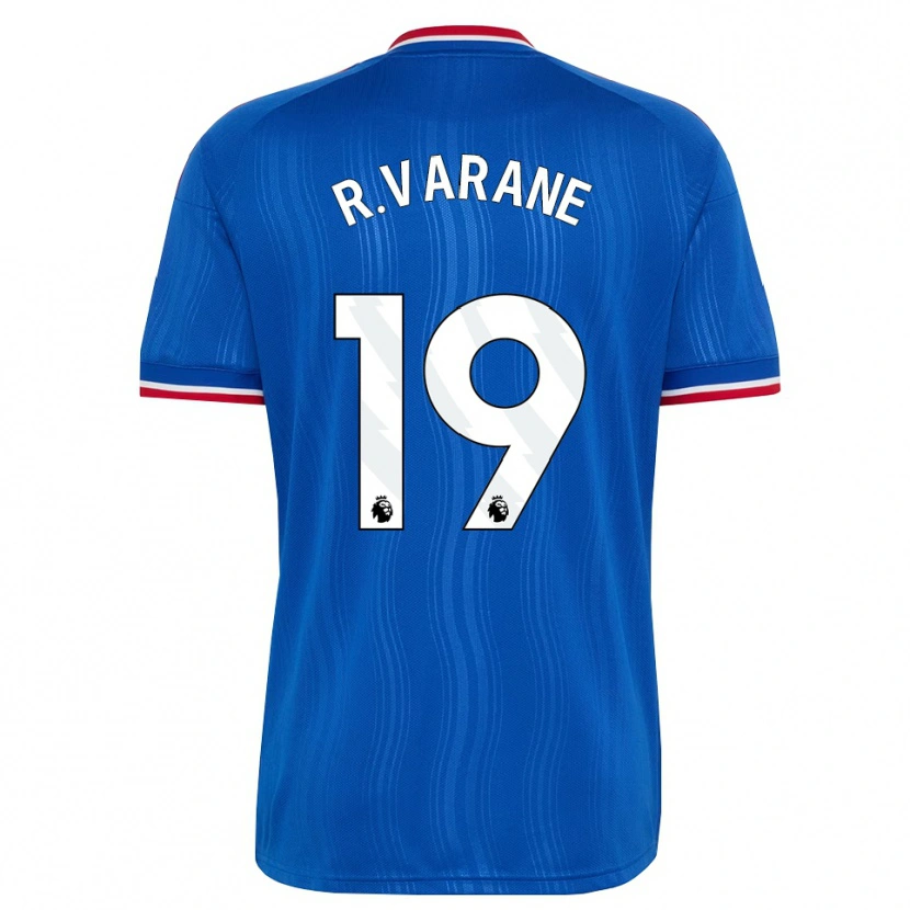 Danxen Women Raphael Varane #19 Blue White Red Away Jersey 2026/27 T-Shirt