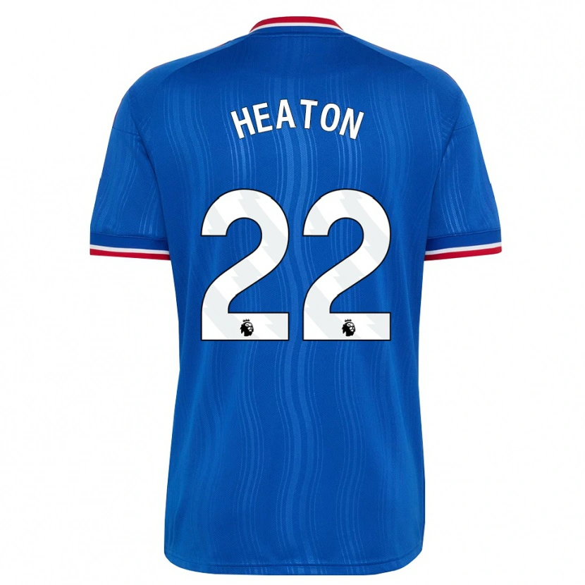 Danxen Women Tom Heaton #22 Blue White Red Away Jersey 2026/27 T-Shirt