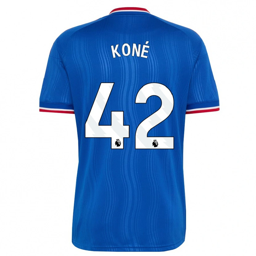 Danxen Women Sékou Koné #42 Blue White Red Away Jersey 2026/27 T-Shirt