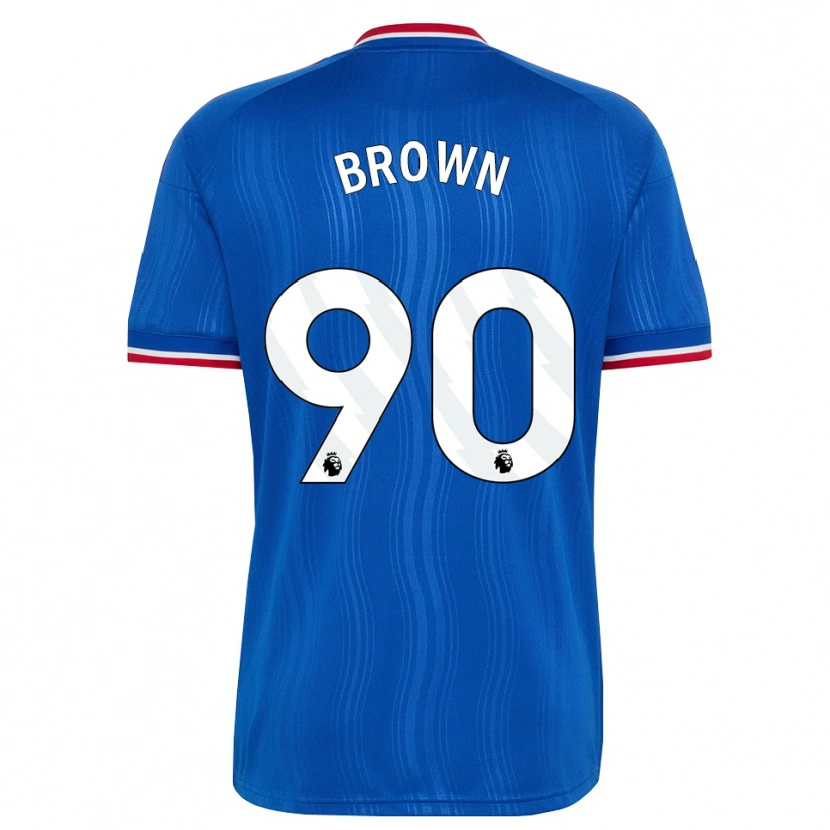 Danxen Women Nathaniel-Junior Brown #90 Blue White Red Away Jersey 2026/27 T-Shirt