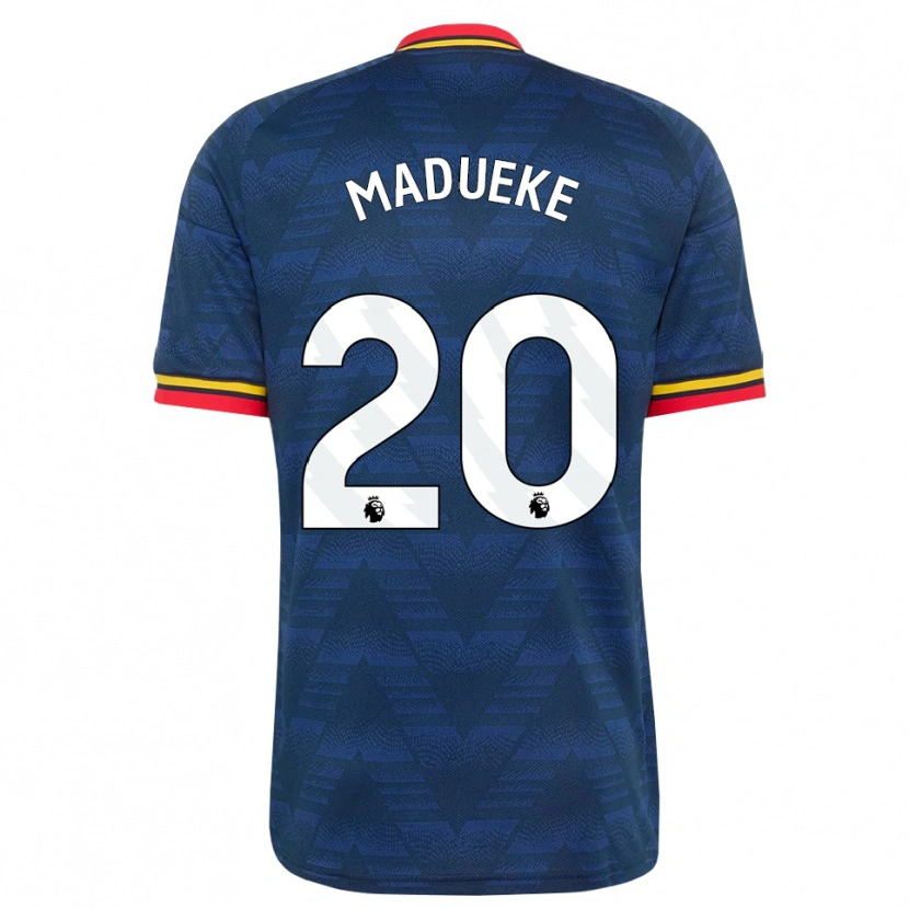 Danxen Women Noni Madueke #20 Midnightblue Yellow Red Away Jersey 2026/27 T-Shirt