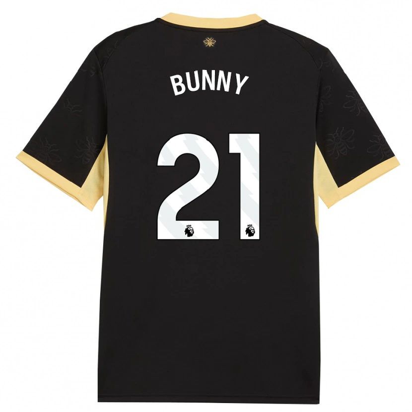 Danxen Women Khadija Shaw #21 Black Yellow Away Jersey 2026/27 T-Shirt