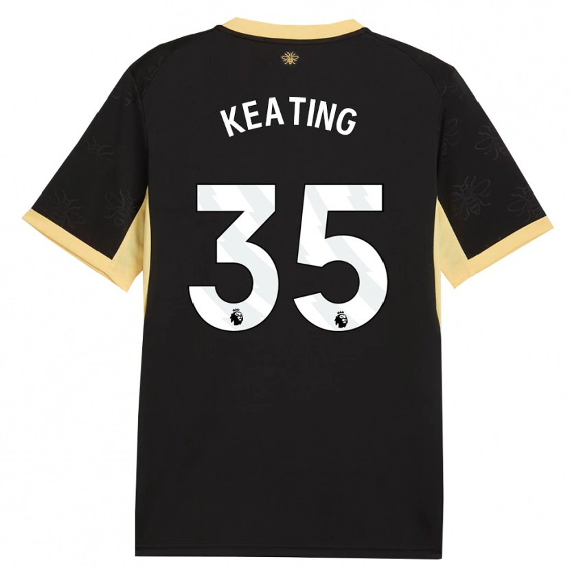 Danxen Women Khiara Keating #35 Black Yellow Away Jersey 2026/27 T-Shirt