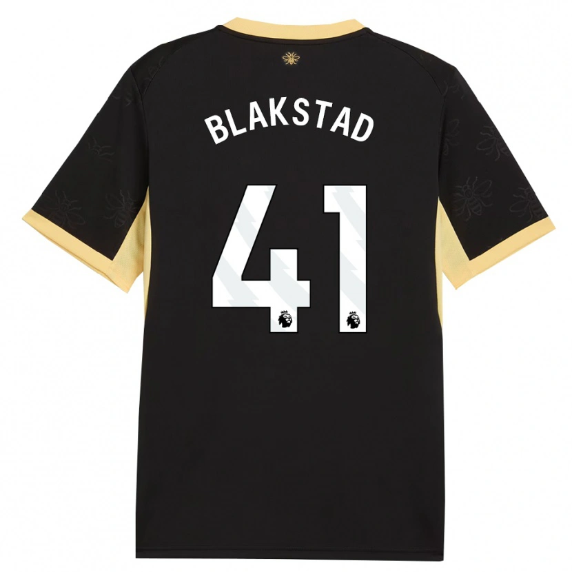 Danxen Women Julie Blakstad #41 Black Yellow Away Jersey 2026/27 T-Shirt