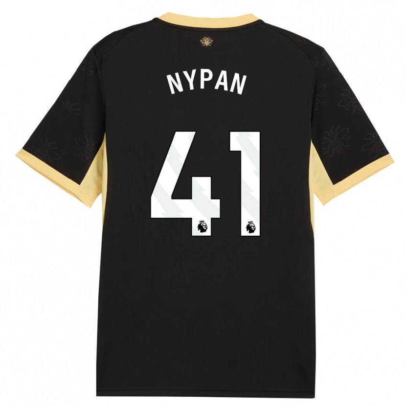Danxen Women Sverre Nypan #41 Black Yellow Away Jersey 2026/27 T-Shirt
