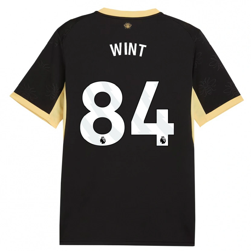Danxen Women Jack Wint #84 Black Yellow Away Jersey 2026/27 T-Shirt