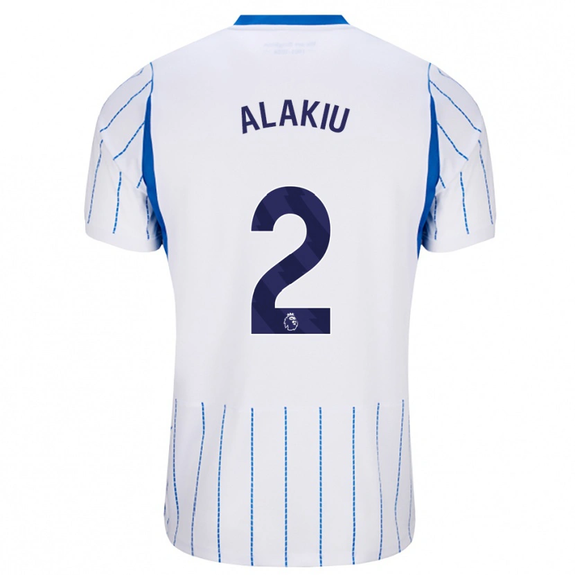 Danxen Women Isaiah Alakiu #2 Dodger Blue White Away Jersey 2026/27 T-Shirt