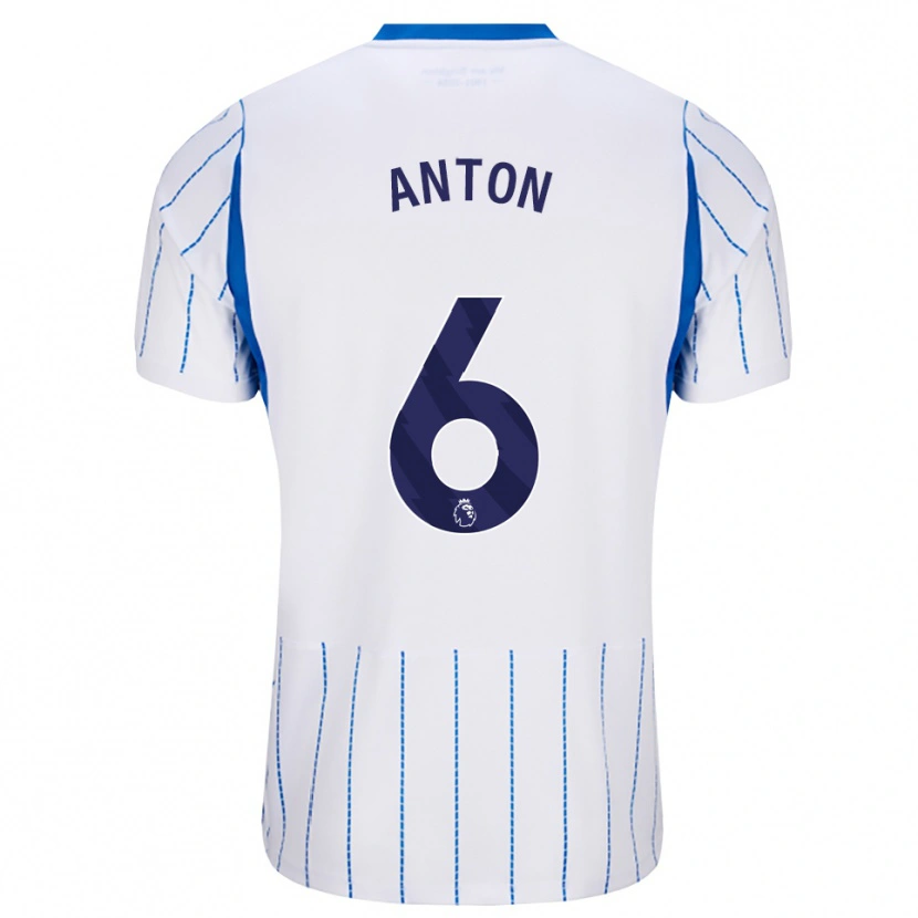 Danxen Women Anton Palmer #6 Dodger Blue White Away Jersey 2026/27 T-Shirt