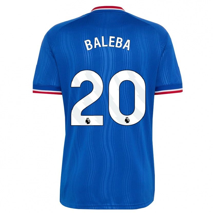 Danxen Women Carlos Baleba #20 Blue White Red Away Jersey 2026/27 T-Shirt