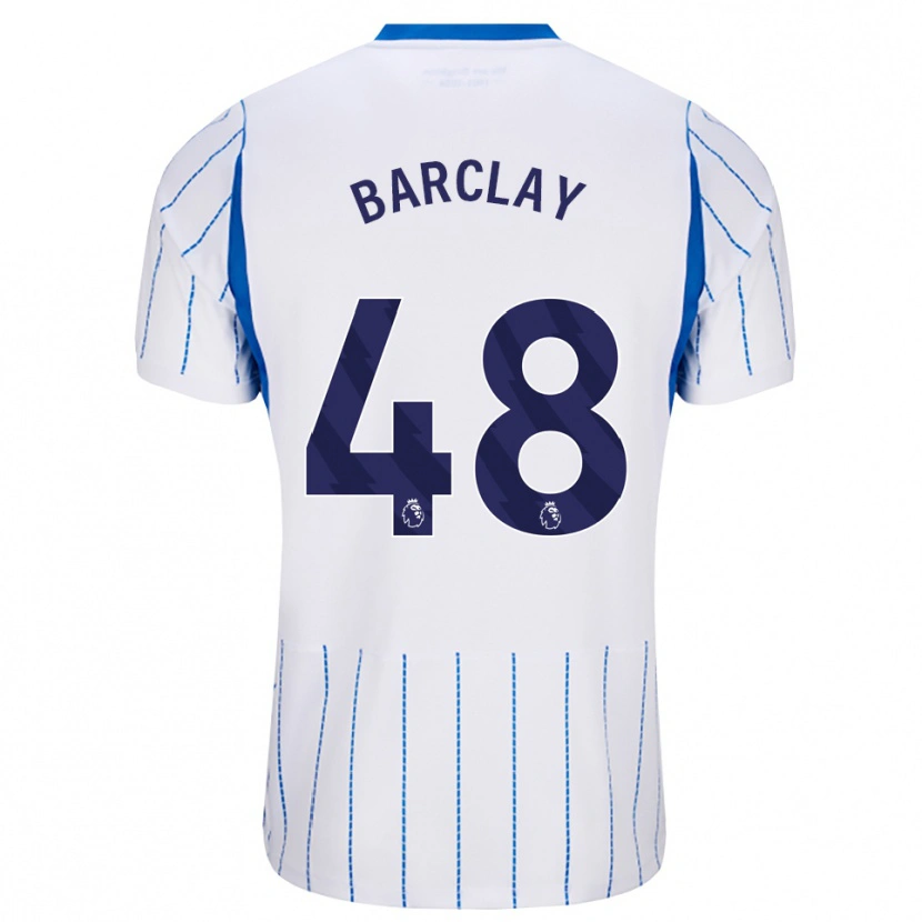 Danxen Women Ben Barclay #48 Dodger Blue White Away Jersey 2026/27 T-Shirt