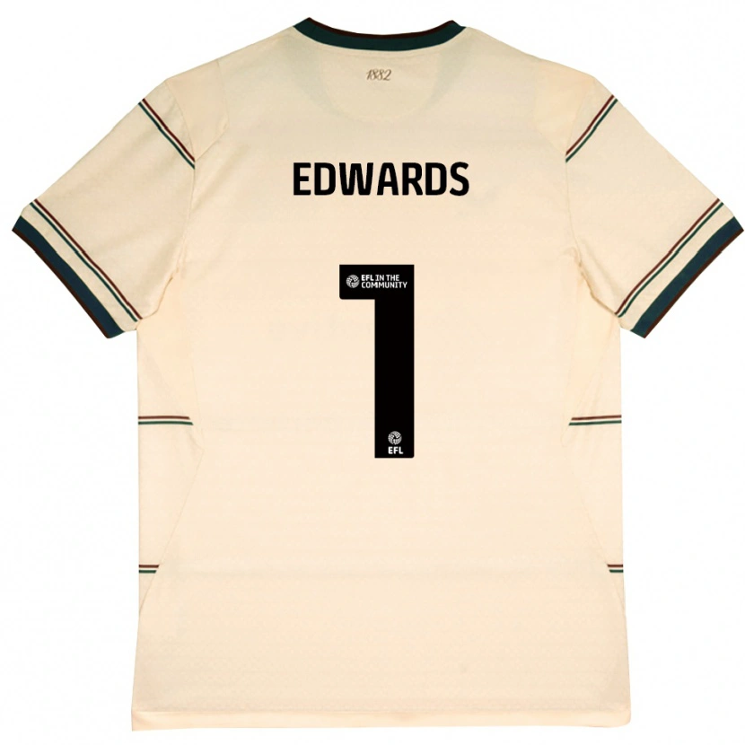 Danxen Women Connor Edwards #1 Beige Burgundy Away Jersey 2026/27 T-Shirt