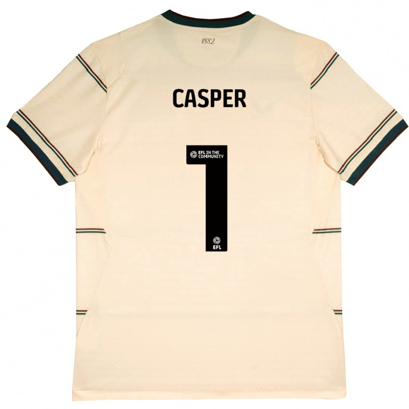 Danxen Women Charlie Casper #1 Beige Burgundy Away Jersey 2026/27 T-Shirt