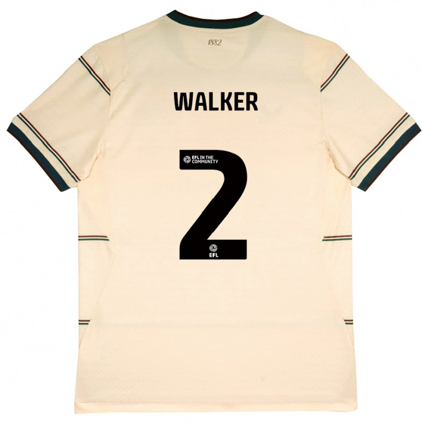 Danxen Women Kyle Walker #2 Beige Burgundy Away Jersey 2026/27 T-Shirt