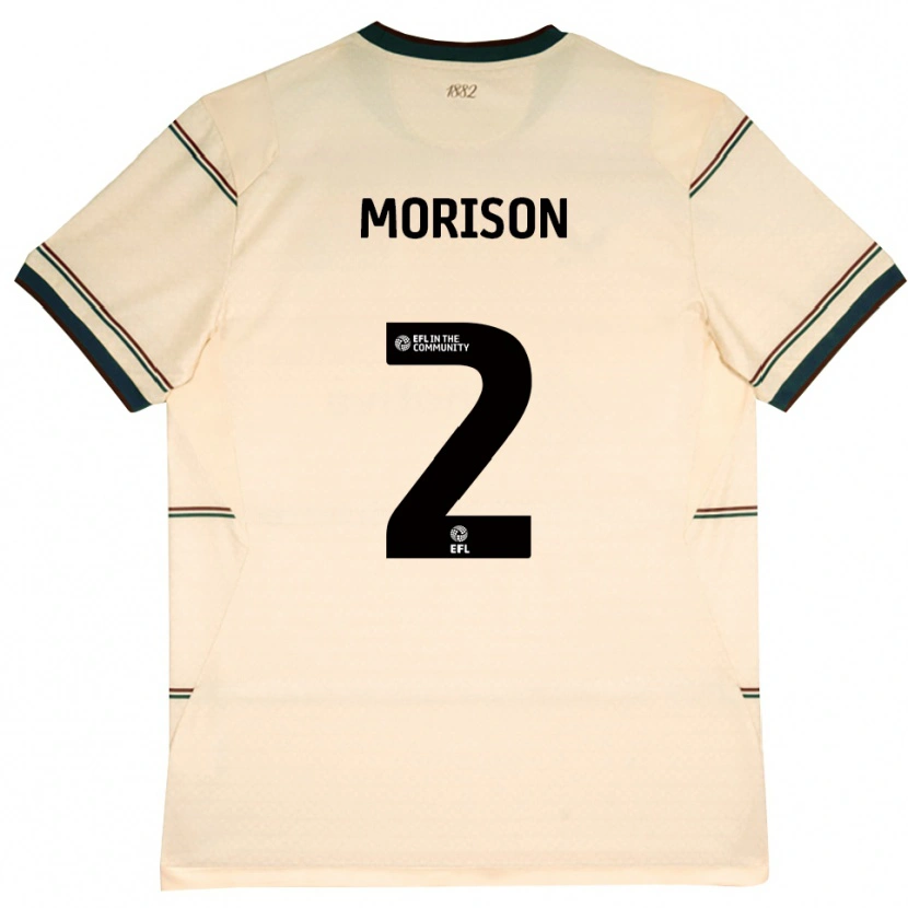 Danxen Women Dylan Morison #2 Beige Burgundy Away Jersey 2026/27 T-Shirt