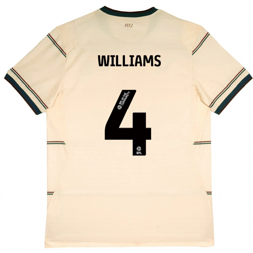 Danxen Women Jesse Williams #4 Beige Burgundy Away Jersey 2026/27 T-Shirt