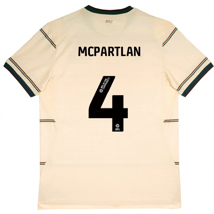 Danxen Women Brenna Mcpartlan #4 Beige Burgundy Away Jersey 2026/27 T-Shirt