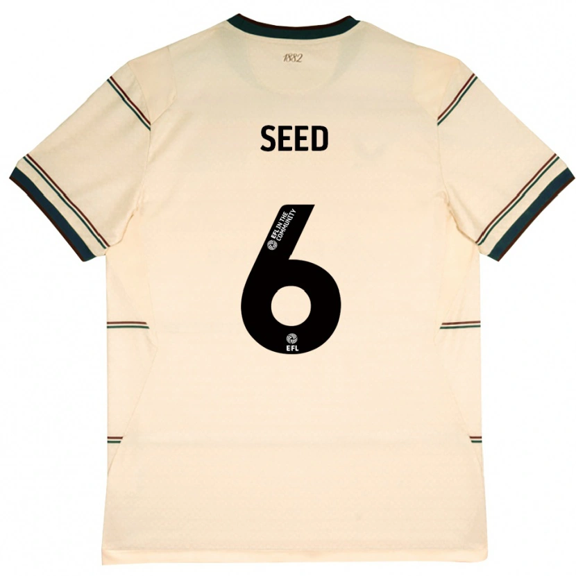 Danxen Women Helen Seed #6 Beige Burgundy Away Jersey 2026/27 T-Shirt