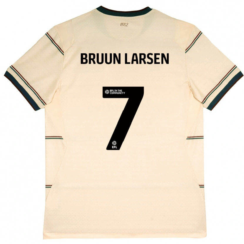 Danxen Women Jacob Bruun Larsen #7 Beige Burgundy Away Jersey 2026/27 T-Shirt